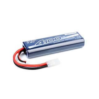 N999302 Nosram Lipo 4100 2S 50C Stickpack Hardcase - Tamiya Plug