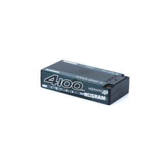N999650 Nosram Lipo Lcg 4100Mah 2S Hv Shorty Graph. 135C/65C