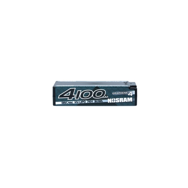 N999650 Nosram Lipo Lcg 4100Mah 2S Hv Shorty Graph. 135C/65C