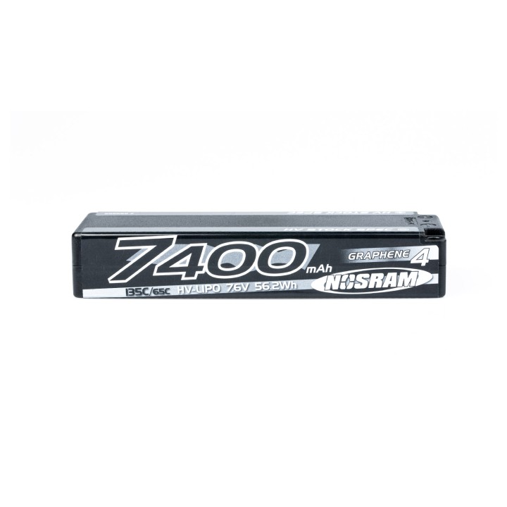 N999652 Nosram Lipo 7400Mah 2S Hv Stick Graphene 135C/65C