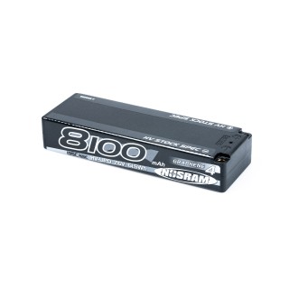 N999656 Nosram Lipo 8100Mah 2S Hv Stick Graphene 135C/65C
