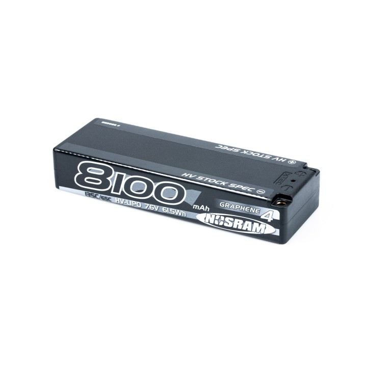 N999656 Nosram Lipo 8100Mah 2S Hv Stick Graphene 135C/65C
