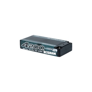 N999753 Nosram Lipo Hlcg 4200Mah 2S Hv Shorty Graph. 120C/60C