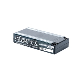 N999842 Nosram Lipo Hlcg 8200Mah 1S Hv 1/12 Graphene 130C/65C