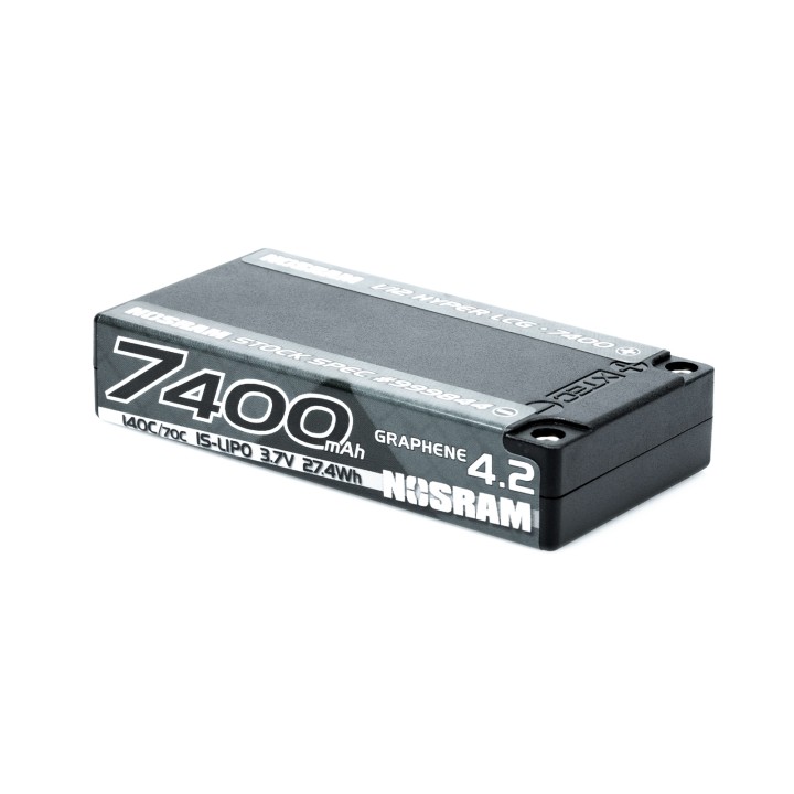 N999844 Nosram Lipo Hlcg 7400Mah 1S Hv 1/12 Graphene 140C/70C