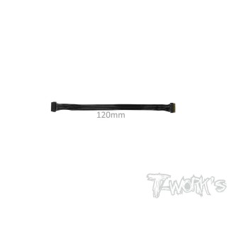 EA-038-120 T-Works Bl Motor Flat Sensor Cable 120mm (Black)