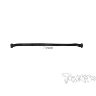 EA-038-170 T-Works Bl Motor Flat Sensor Cable 170mm (Black)