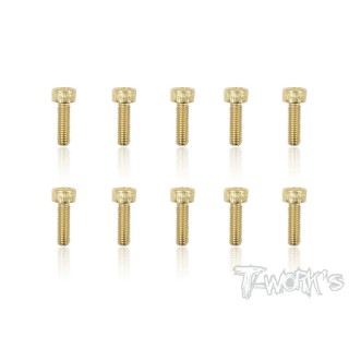 GSS-310H T-Works Screws Gold Chc 3X10mm (10)