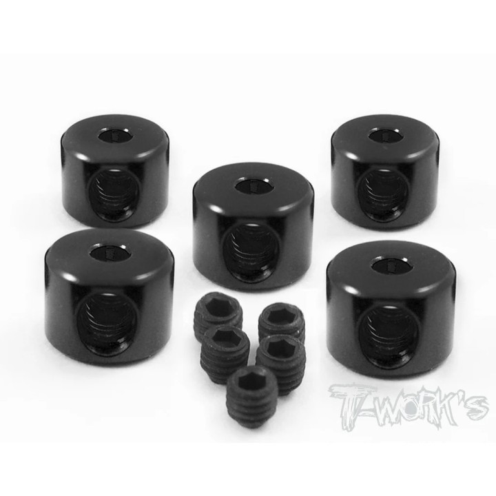 TA-020BK T-Works Aluminum 2mm Bore Collar (Black)Each 5Pcs