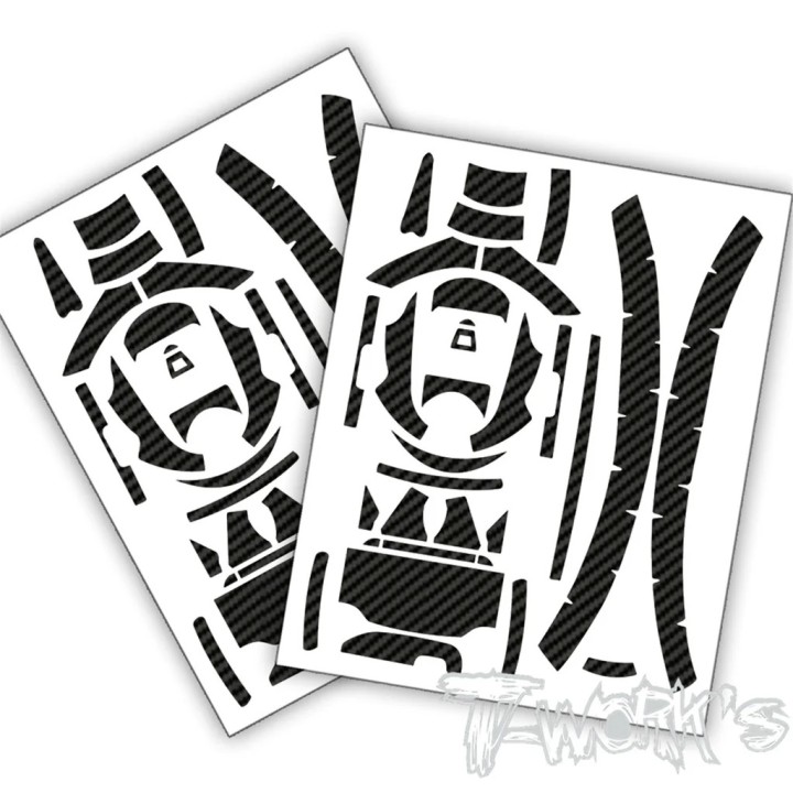 TS-054 T-Works 3D Graphite Sticker (For Smartcom Headset) 2Pcs.