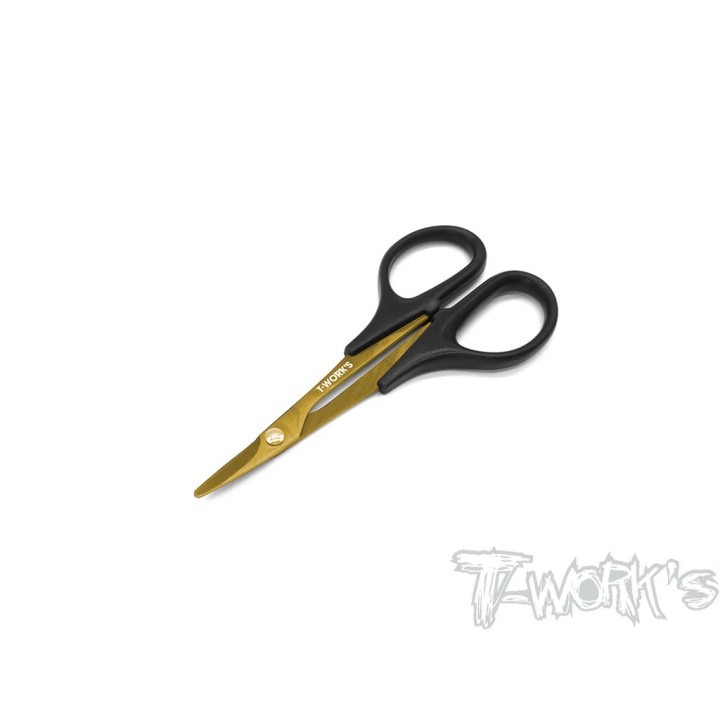 TT-021 T-Works Titanium Nitride Lexan Curved Scissor