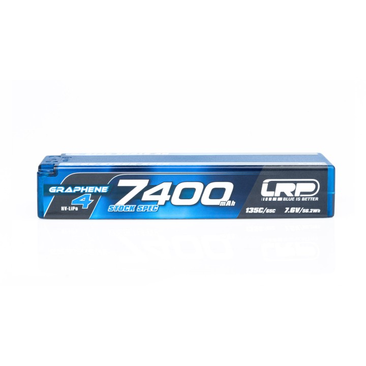 LRP431276 Lrp Hv Stock Spec Graphene-4 7400Mah 7.6V Lipo 135C/65C