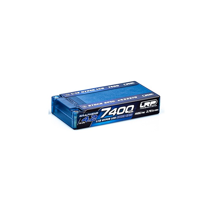 LRP433270 Lrp 1/12 Stock Hyper Lcg 7400Mah 3.7V Lipo 140C/70C