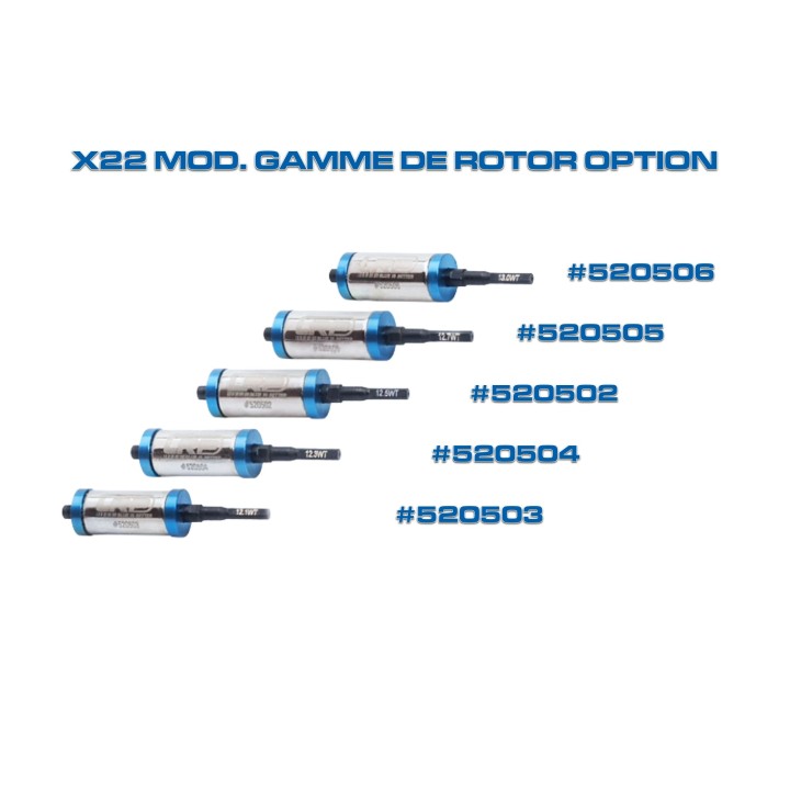 LRP520505 Lrp X22 Modified 12.7mm Worksteam Rotor