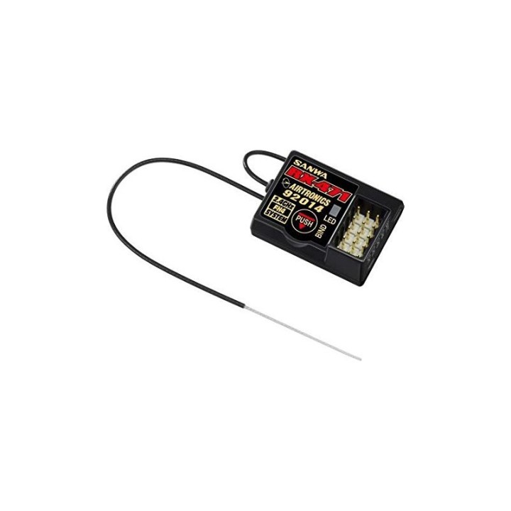 Sanwa RX-471 Receiver 4-Ch 2.4 GHz FHSS-4 FHSS-3/SSR