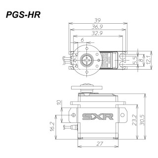 Sanwa PGS-HR Servo for 1:12 Cars