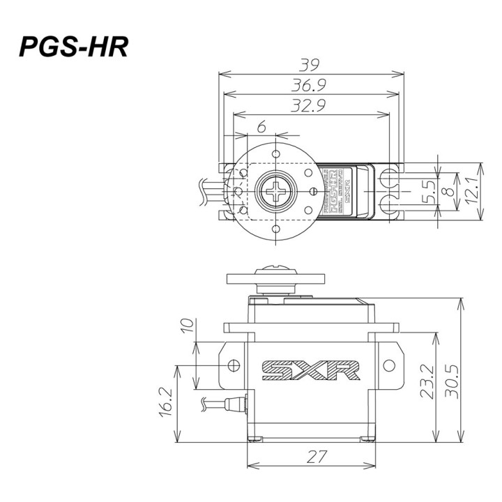 Sanwa PGS-HR Servo for 1:12 Cars