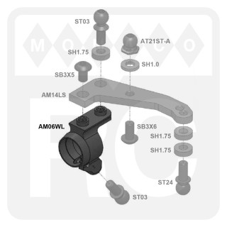 AM06WL Awesomatix Steering Block (2)