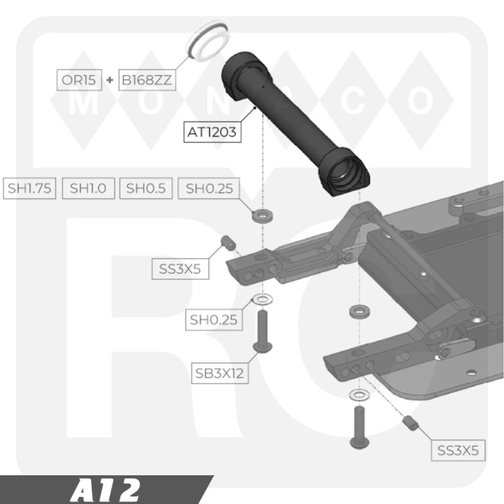 AT1203 Awesomatix Rear Beam