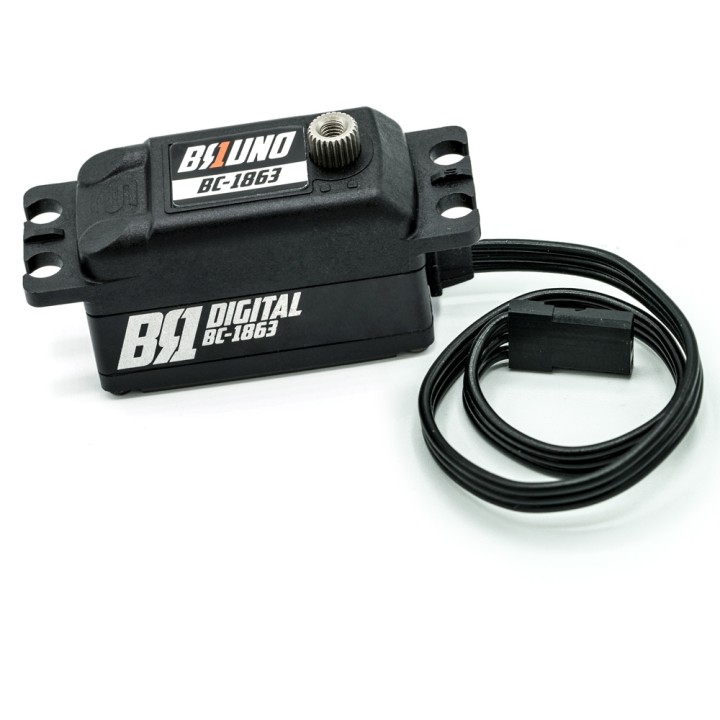 BRUNO Long Wire Low Profile High Speed Brushless Servo