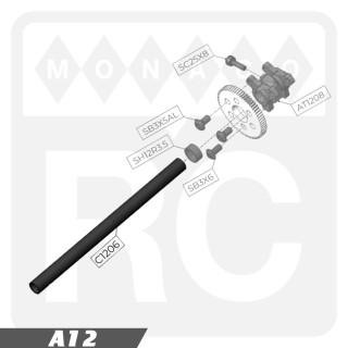 C1206 Awesomatix Carbon Axle