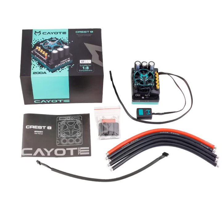 CAYOTE Racing CREST 8 Speed Controller ESC 1:8 200A