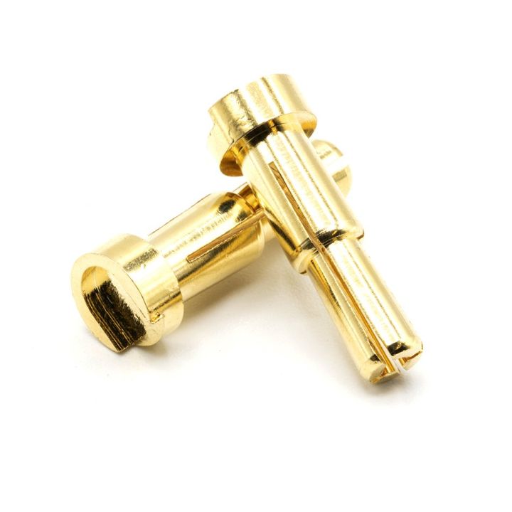 MonacoRC Gold Plated 4 and 5mm Bullet Banana Connector 14mm long