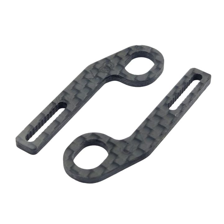 RC Maker Horizontal Rear Post Body Mounts ULTRA LITE - Carbon Extensions - TYPE 3