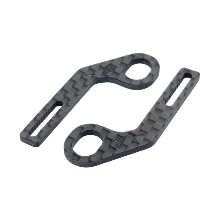 RC Maker Horizontal Rear Post Body Mounts ULTRA LITE - Carbon Extensions - TYPE 4