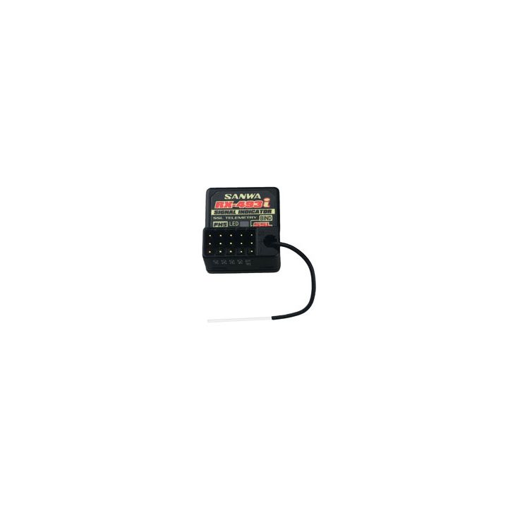 Sanwa RX493i (FH5/FH5U) Waterproof Telemetry Receiver with Signal Indicator