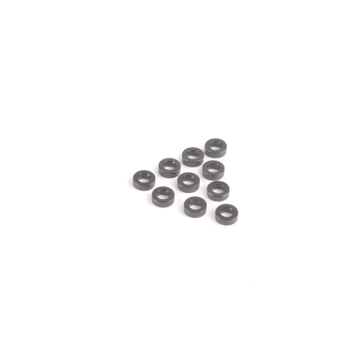 U7711 Schumacher M3 Black Alloy Washers 2-00mm (pk10)